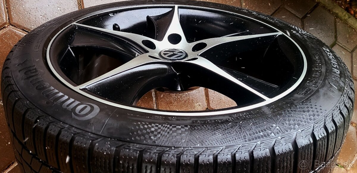 alu R18 5x112, zimné pneu 235/45, VW Passat, Škoda Superb - 7