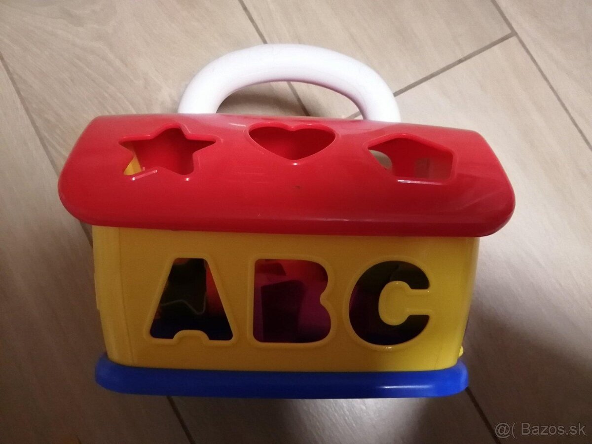 Vkladačka Tupperware a domček čísla tvary písmená - 7