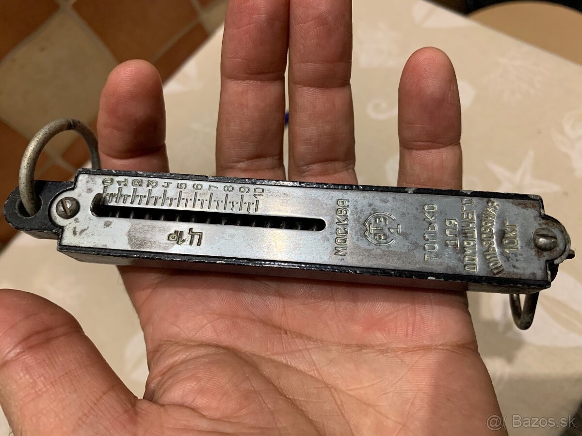 Predám veľmi starú CCCP sovietsku ZÁVESNÚ VÁHU - 7