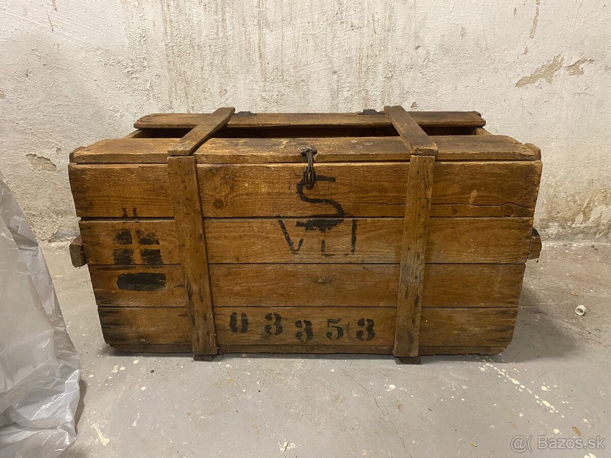 Drevena debna na municiu - 7