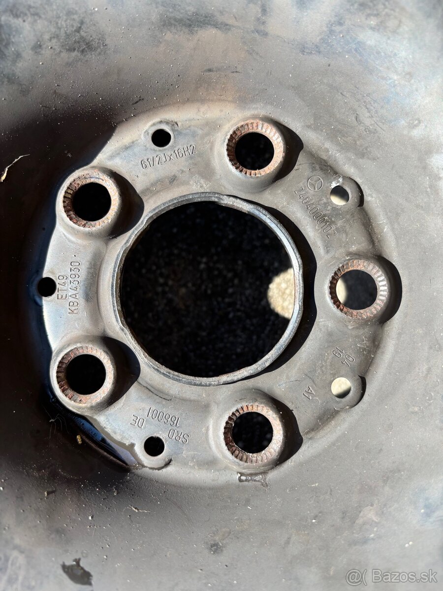 4xR15 Oceľové disky 6Jx15H2 ET55 5x112 - 7