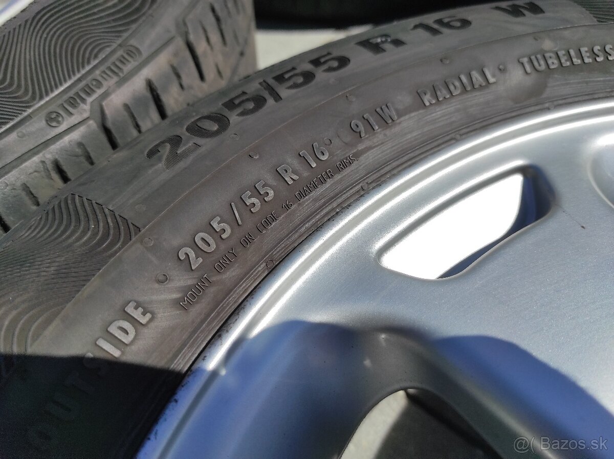 Alu disky 16" 5x112 VW, Škoda 205/55 R16 - 7