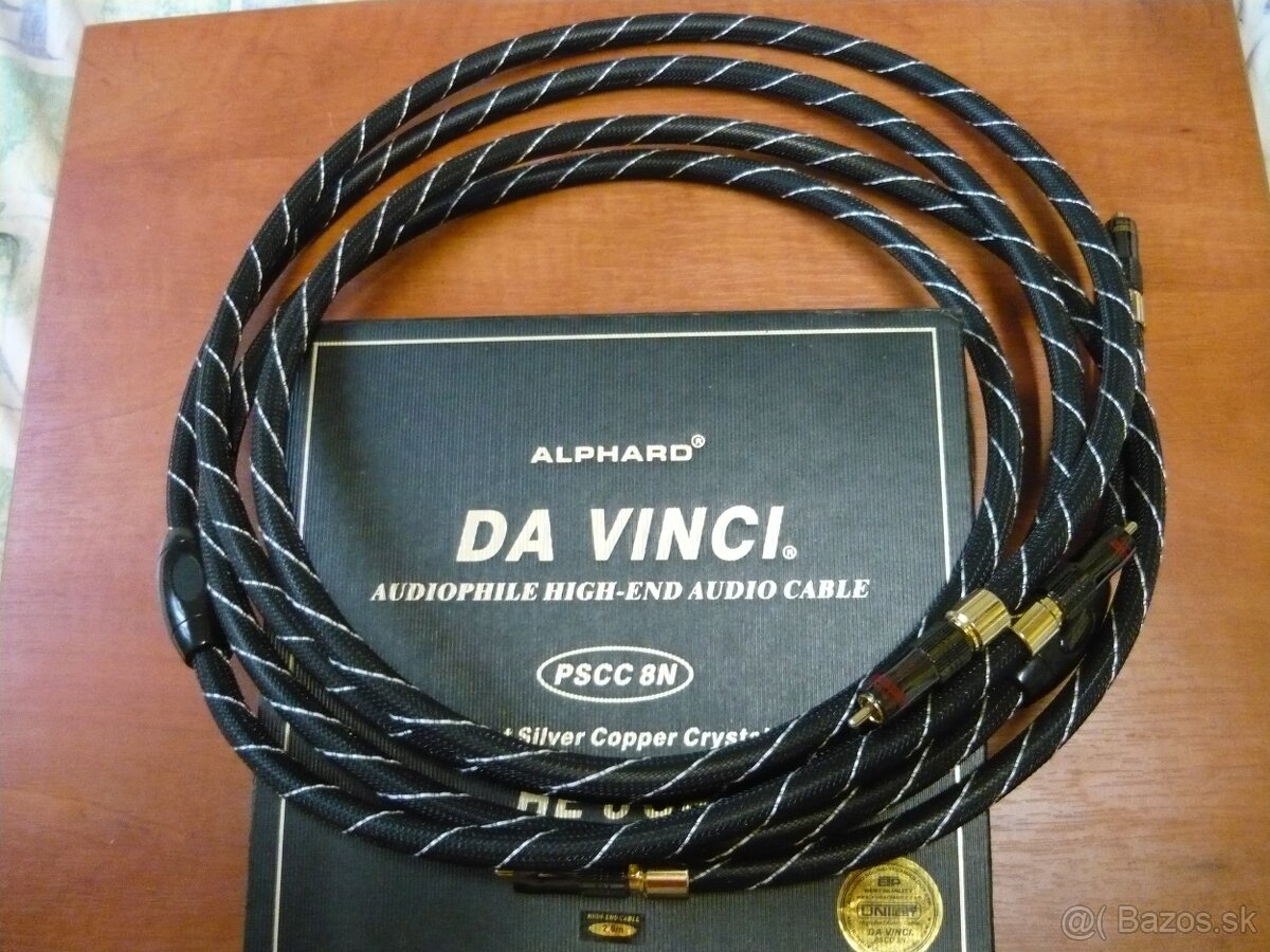 JVC , KENWOOD, Grundig ,1m a 2m káble CINCH Alphard - 7