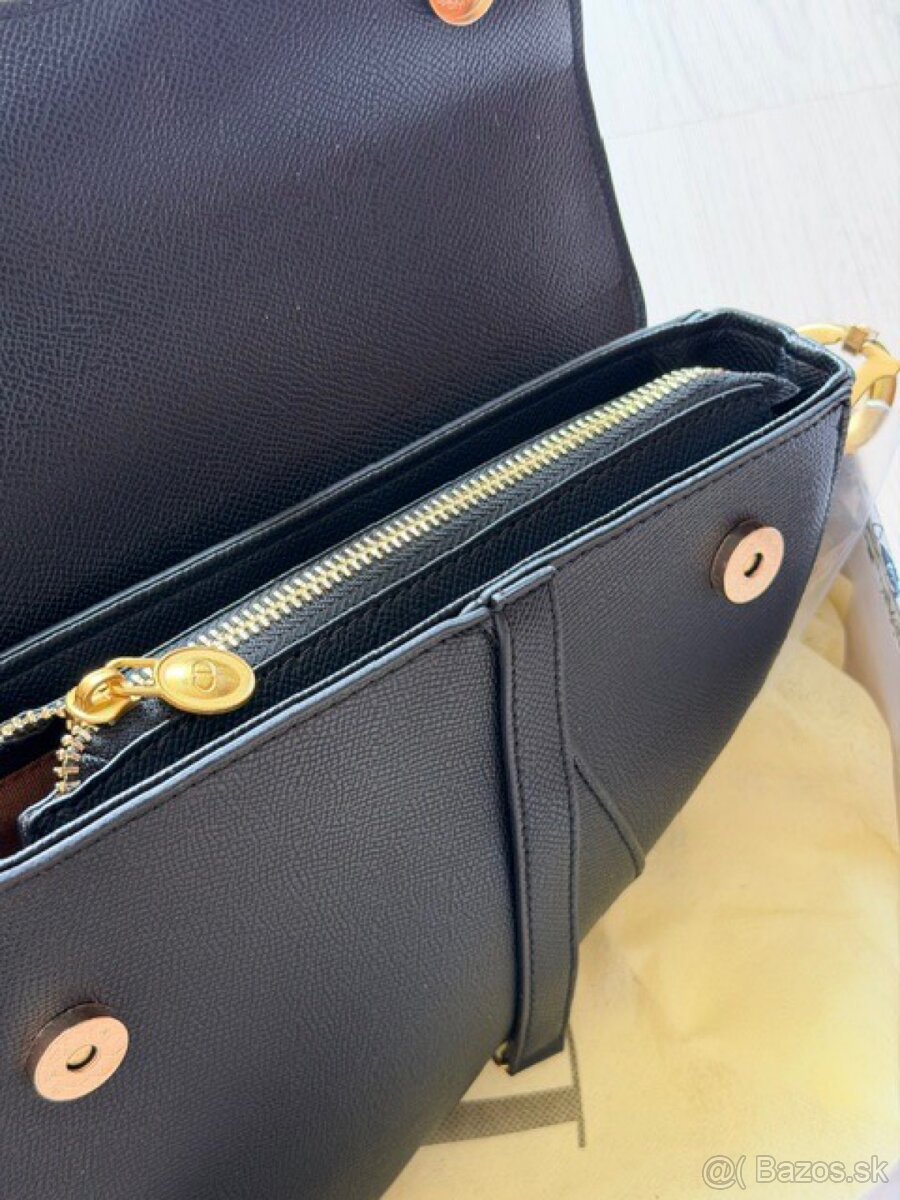 Dior saddlebag čierna kabelka - 7