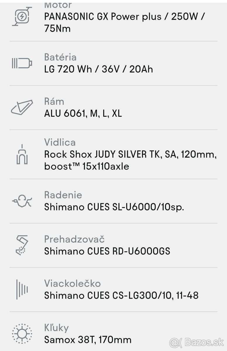 Elektrobicykel CTM Pulze GX - 7