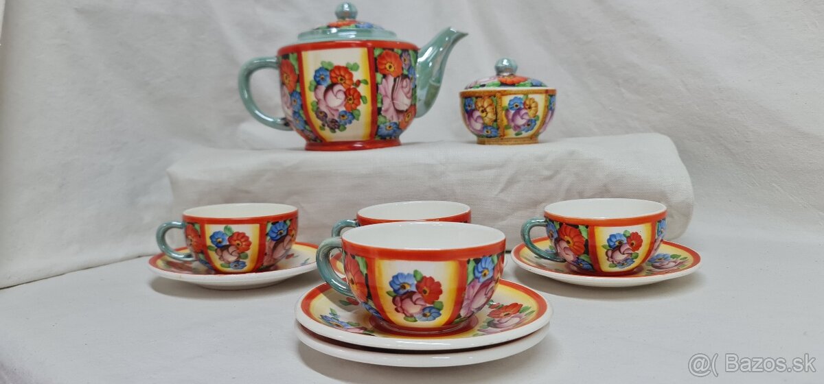 Čajová súprava Ditmar urbach Czechoslovakia - 7