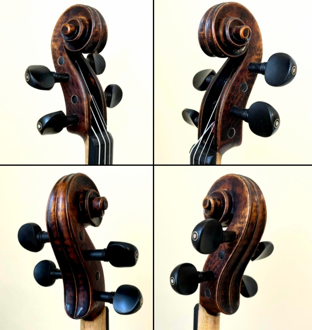 husle 4/4 model Stradivari ( cherry oil) - 7