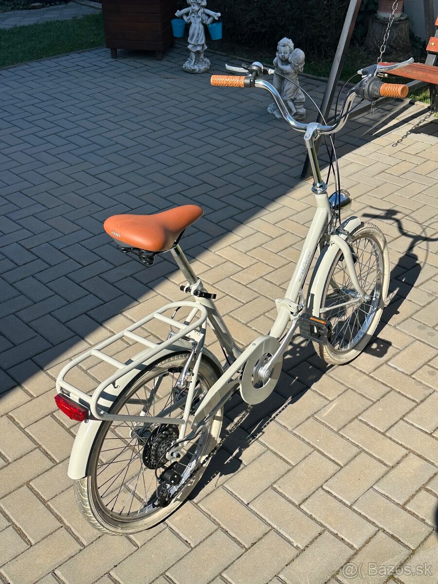 Mestský skladací retro bicykel - 7