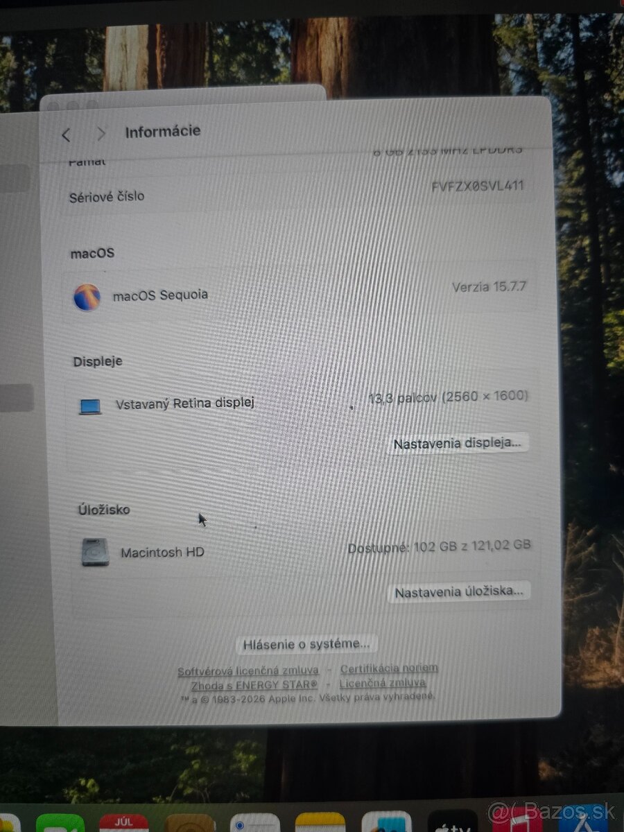 MacBook Pro 13” 2019 8GB/120GB Touchbar - 7