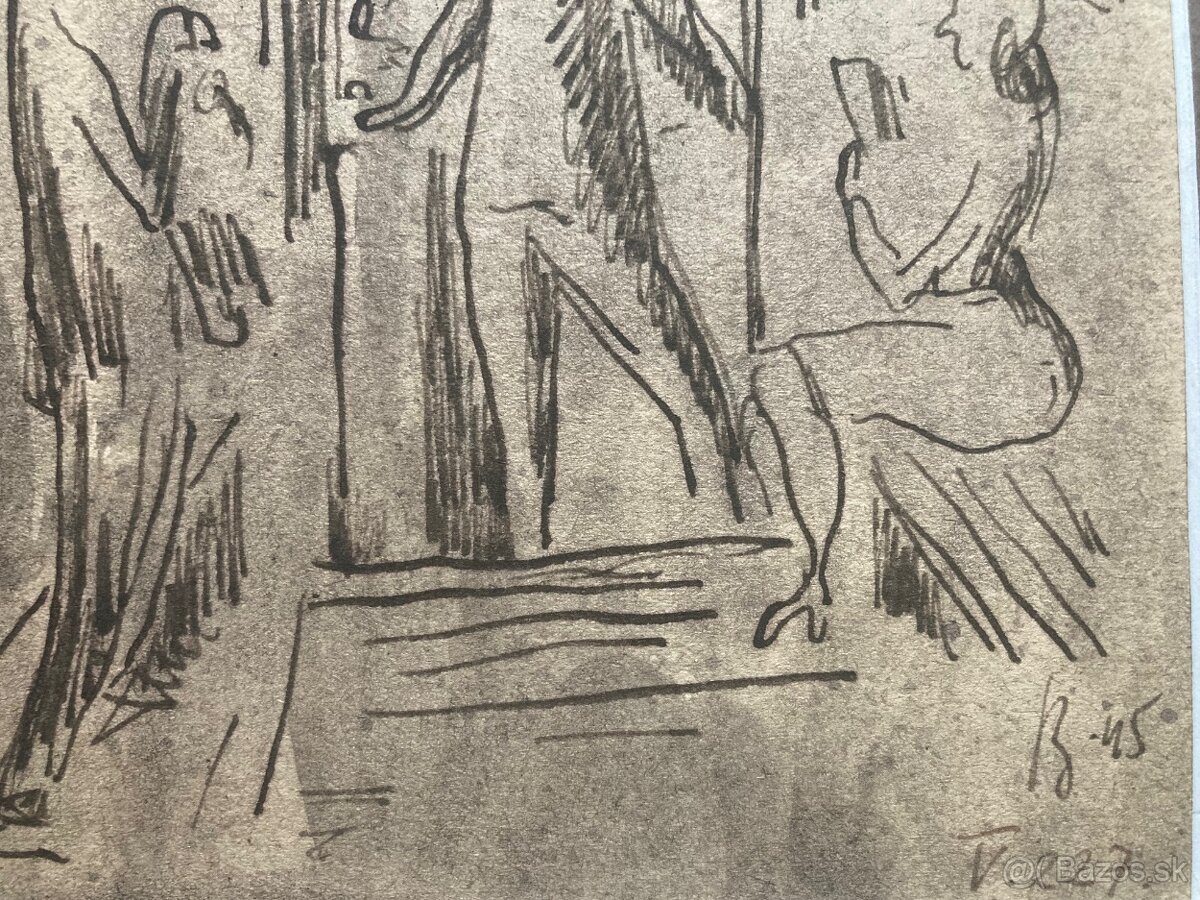 3 x Vlastimil Beneš, kresby - 7