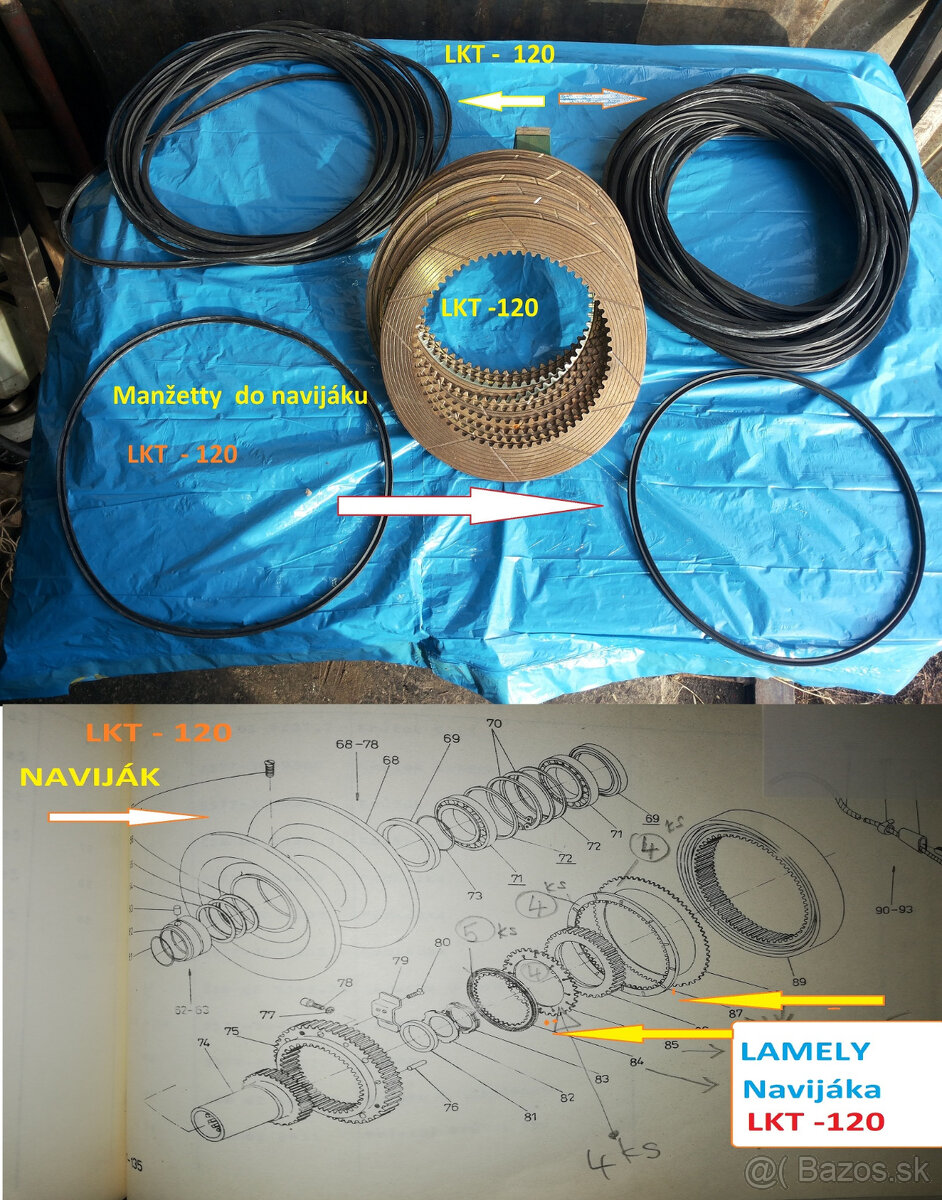 LKT81 , LKT 120 náhradné diely - 7