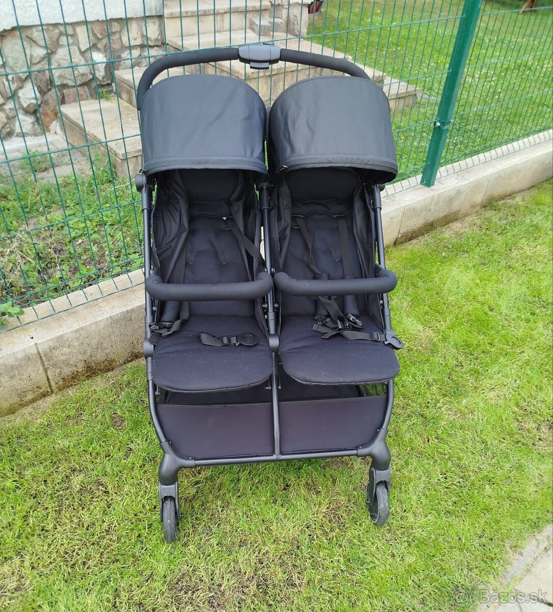 Kočík pre dvojičky Hauck Swift Duo X Black - 7