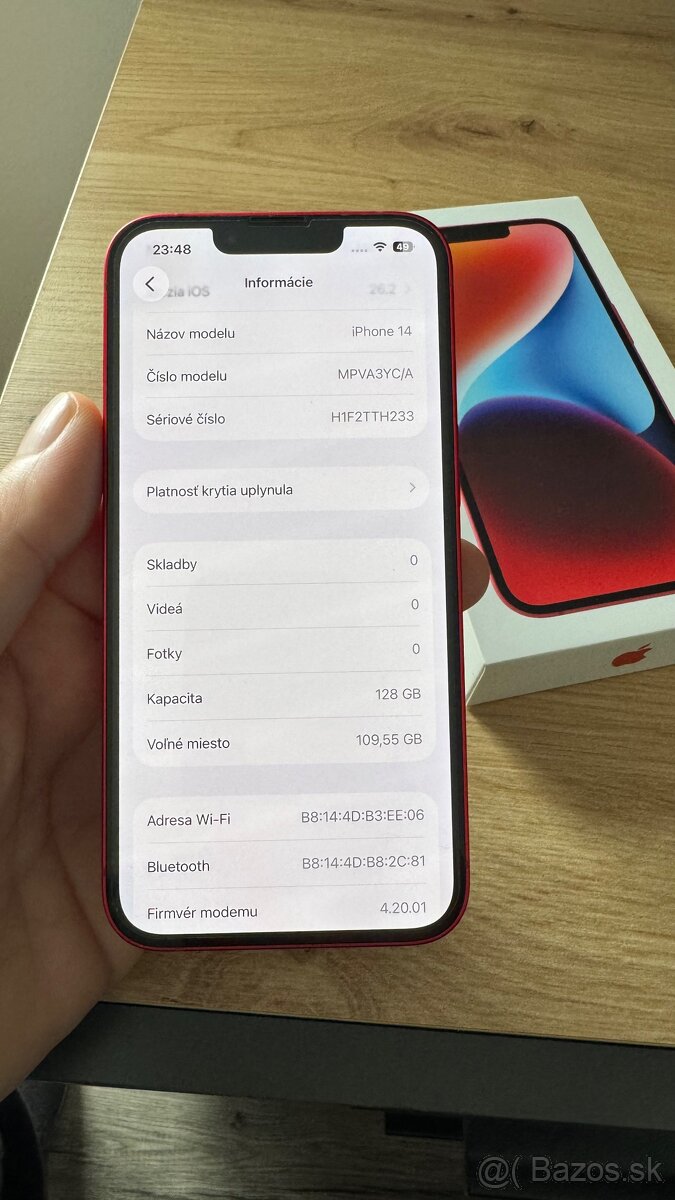 Predam Apple iPhone 14 red 128gb - 7