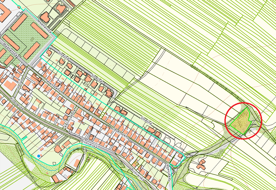 36e/m2 Na predaj- investičný pozemok Ilava - 7