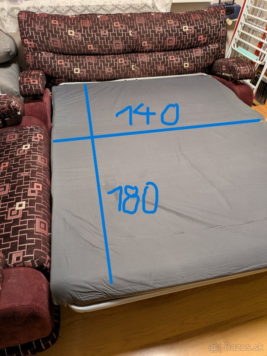 rozkladacia sedacia súprava 3+2+1 - 7