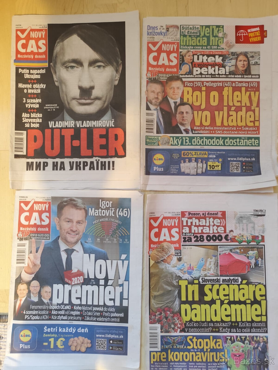 Staré noviny a časopisy - 7