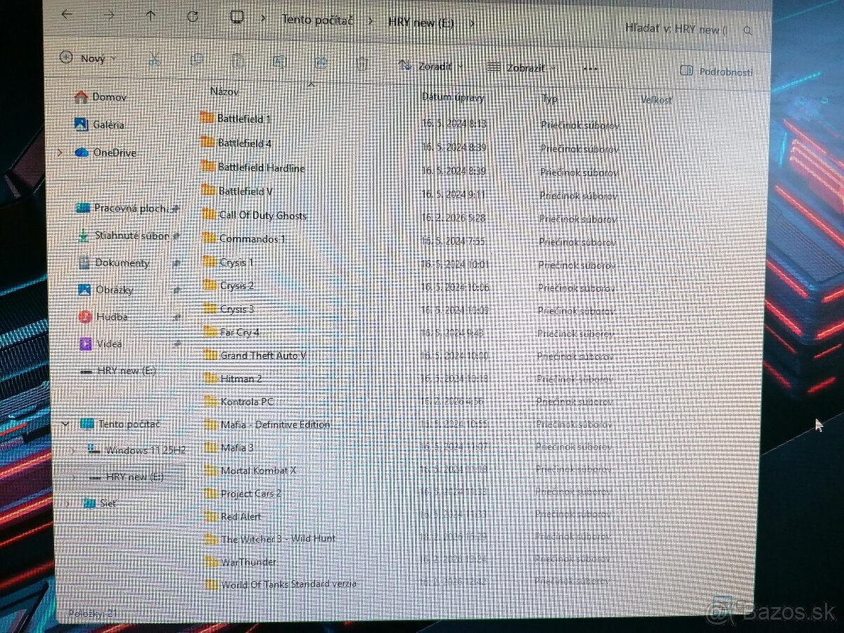 Herné PC s Intel 11gen.+ 22 Hier. - 7