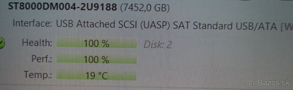 Harddisk Seagate BarraCuda 8TB HDD SATA 100% stav - 7