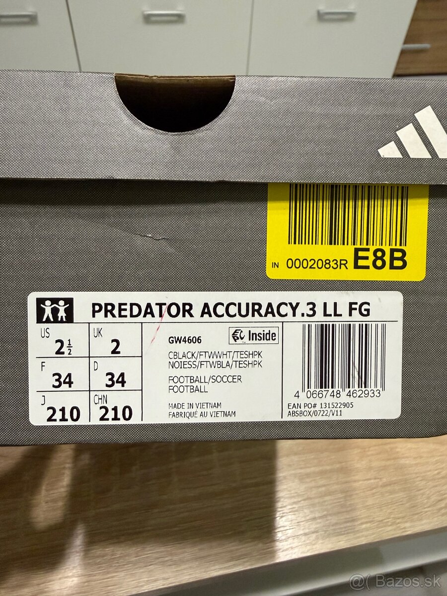 Detské kopačky Adidas Predátor Accuracy 3 LL FG - 7