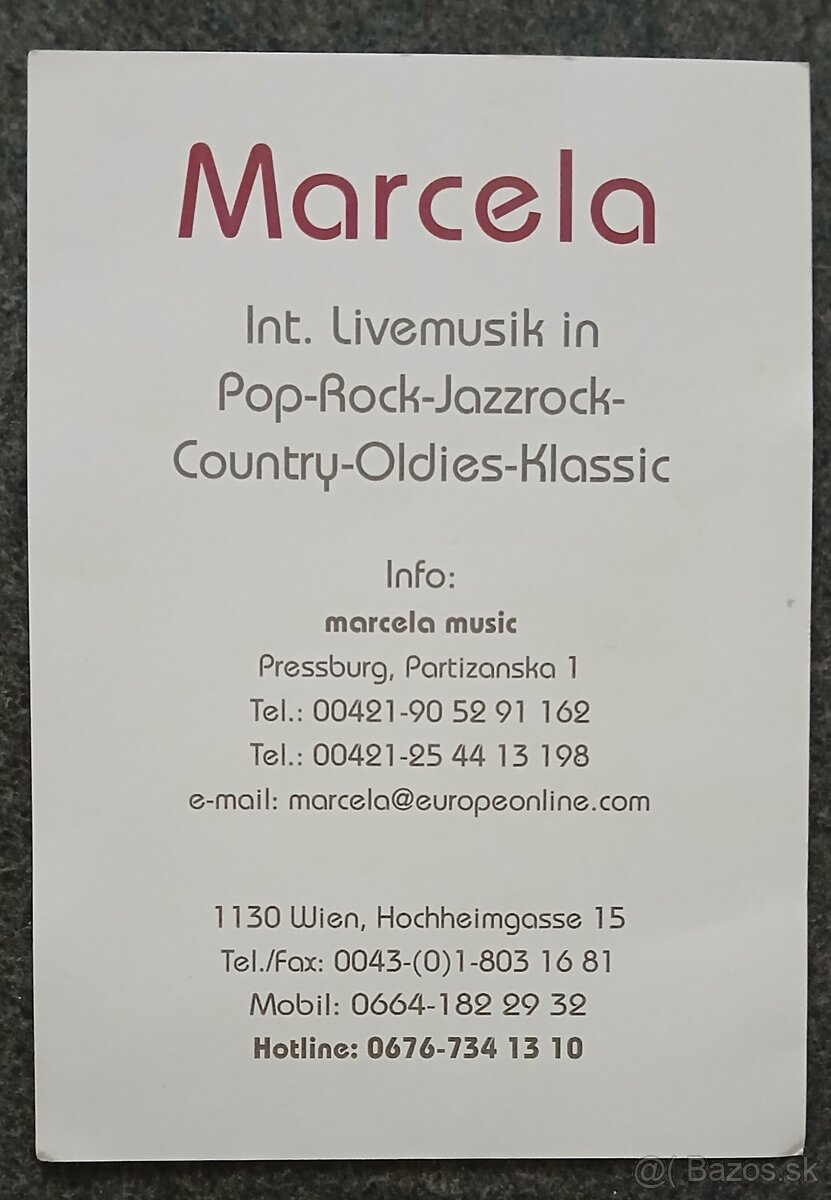 Marcela Laiferová CD a pohľadnica - 7