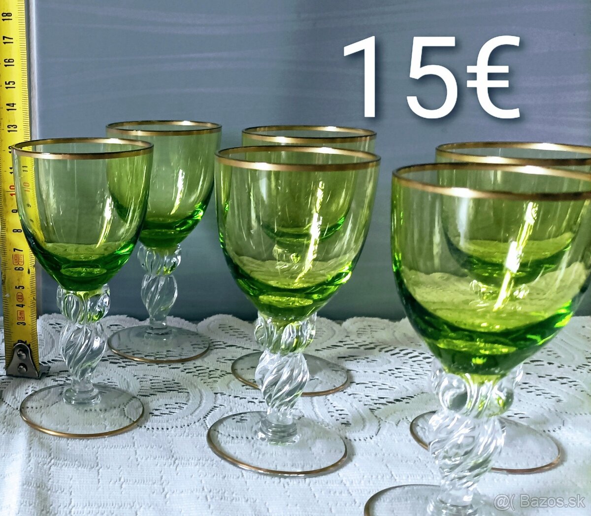 Poháre sklo - mix - 7