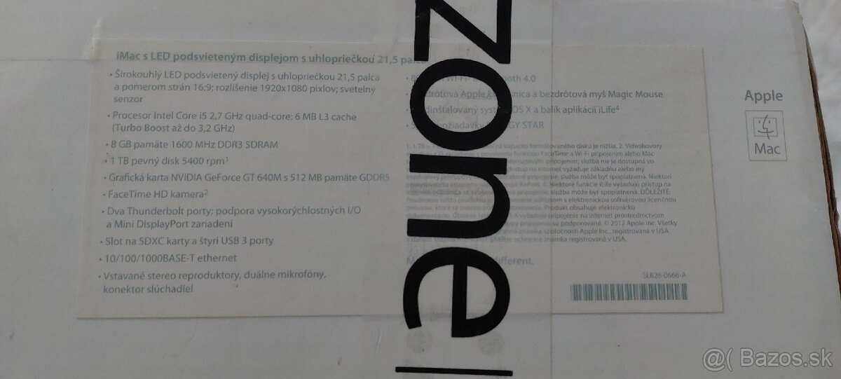 Apple iMac 21.5" late 2012 - 7