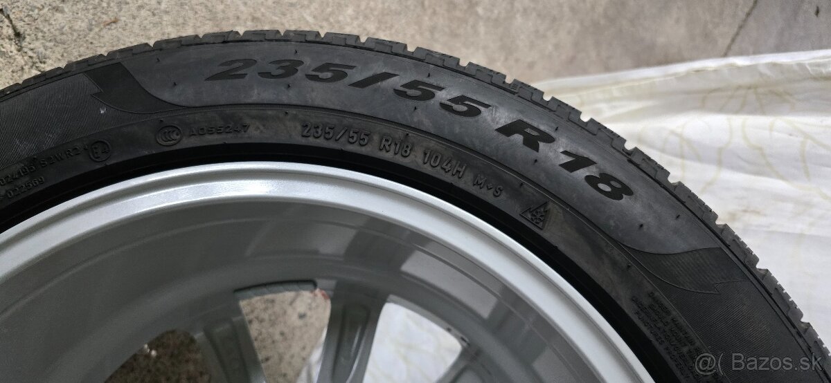 5x112,r18,8J,et35,Platin- 235-55-18 - Pirelli -TOP stav - 7