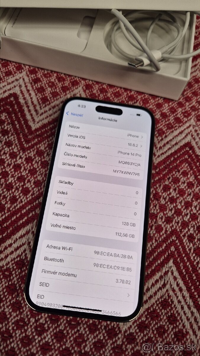 Apple iphone 14 pro 128gb top stav ako novy - 7