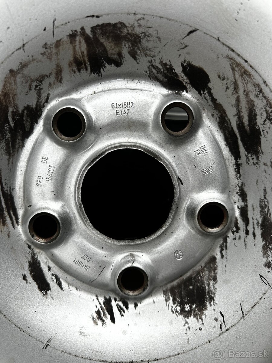 Predám disky 5x112 + letne pneu semperit 195/65 R15 - 7