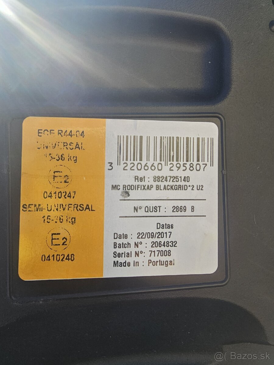 AUTOSEDAČKA MAXI-COSI 15-36KG ISOFIX - 7