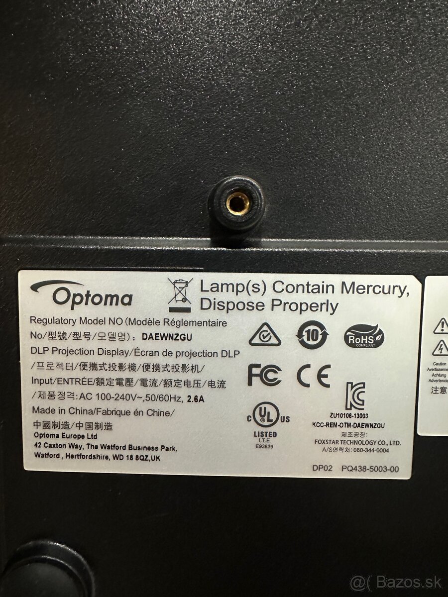 Optoma Full 3D DLP projektor - 7