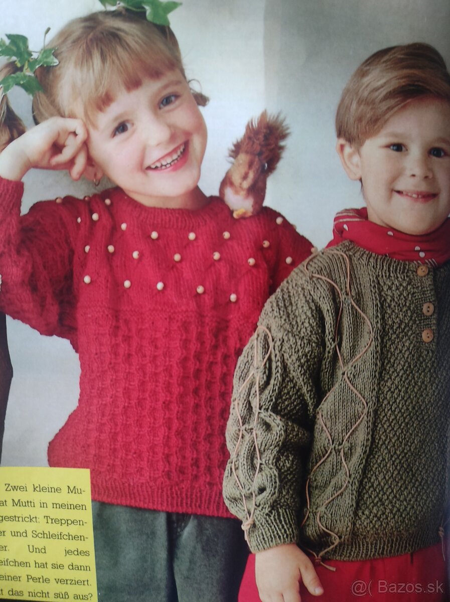 Šijeme deťom,Strick a shick pre deti, Pletenie.burda pletení - 7