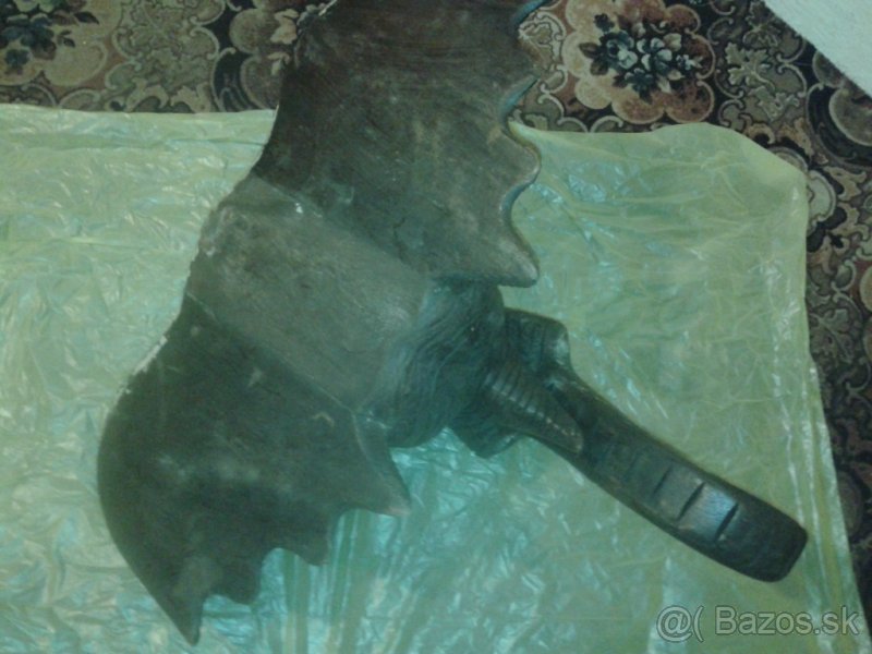 Hlava slona drevorezba - 7