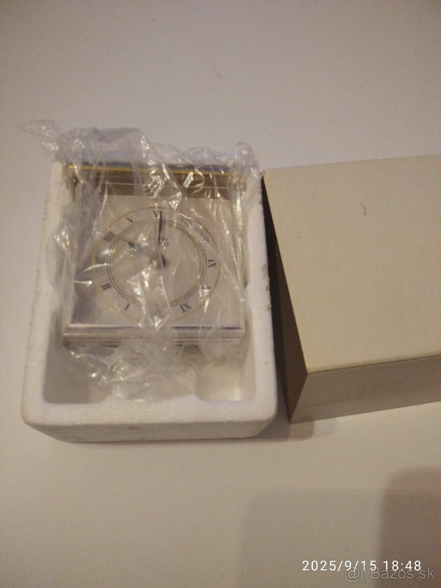 Retro stolové hodiny - nové - 7