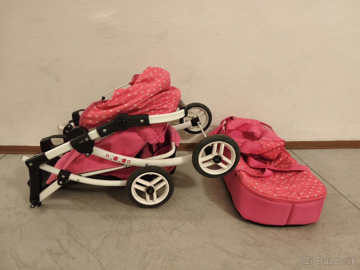 Kočík pre bábiky 2 v 1 - 7