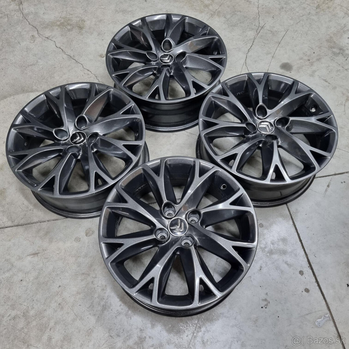 Hliníkové Citroen disky 4x108 R17 6,5J ET26 - 7