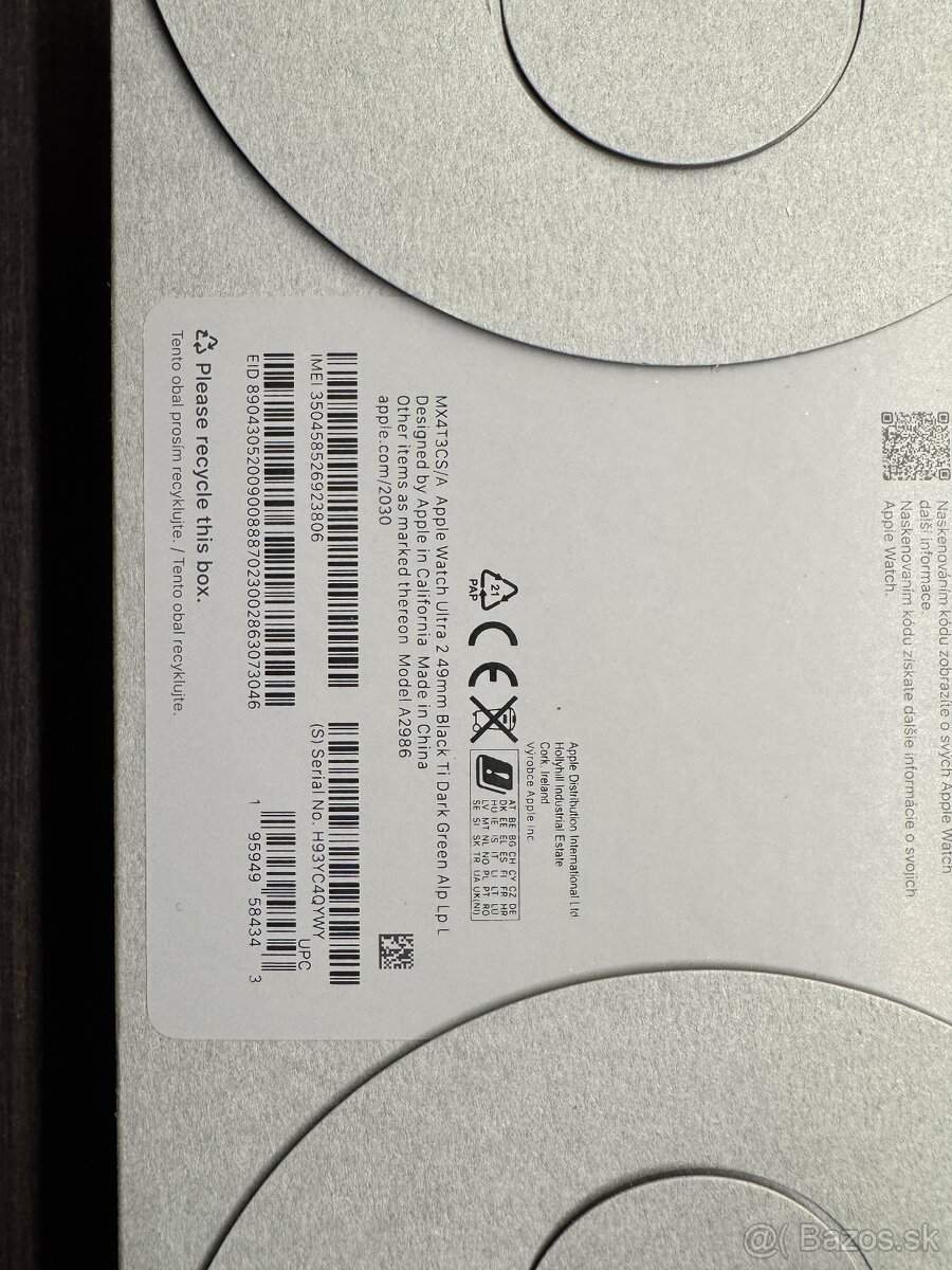 Predám Apple Watch Ultra 2 Black 49mm - 7