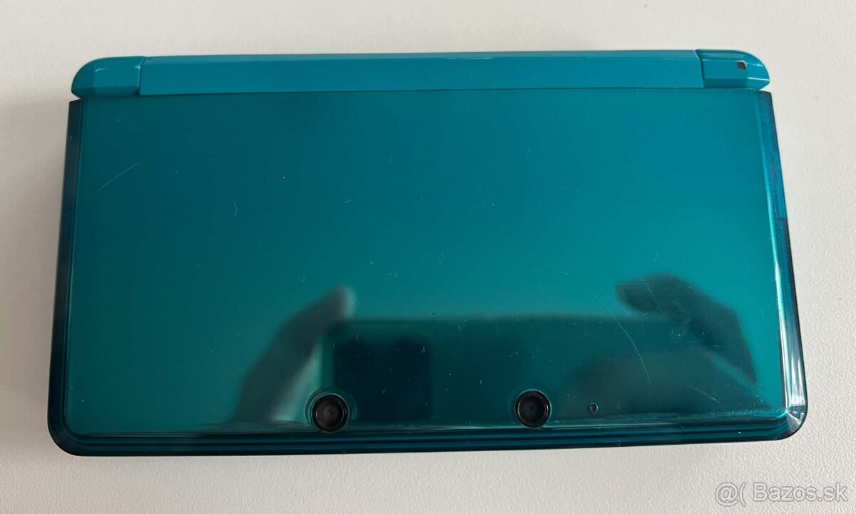 Nintendo 3DS Aqua Blue + 128gb - 7