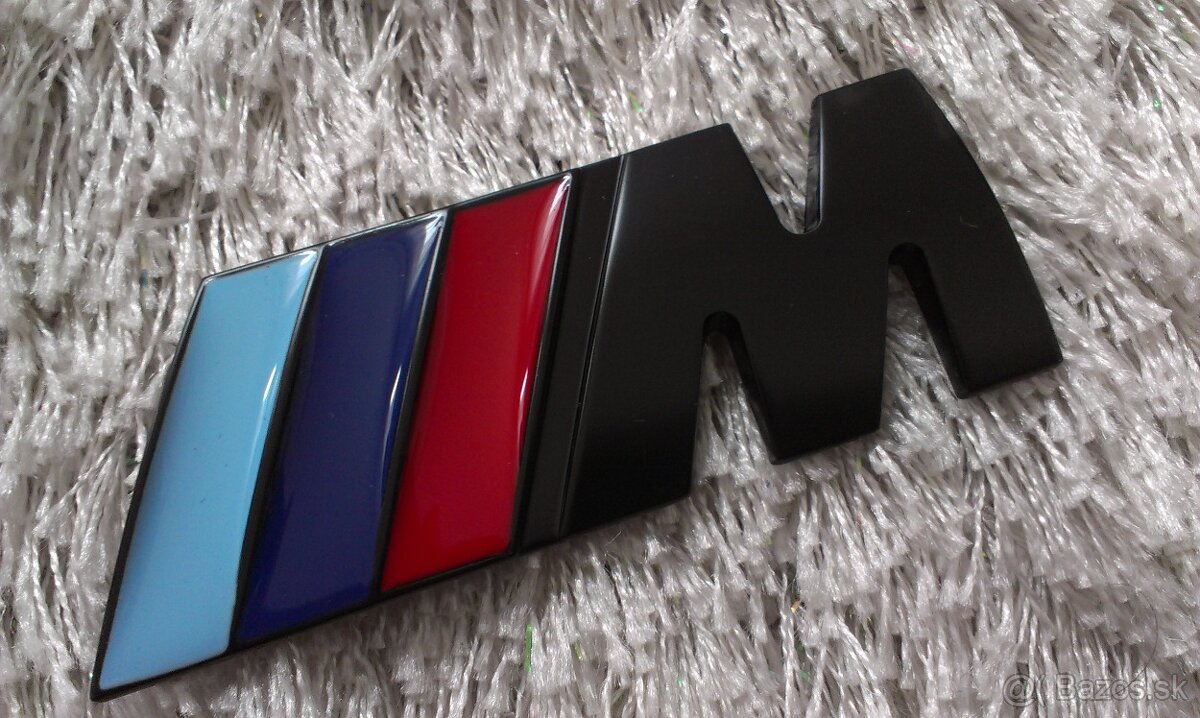 MIX BMW M ZNAKOV CIERNE STRIEBORNE SIVE - 7