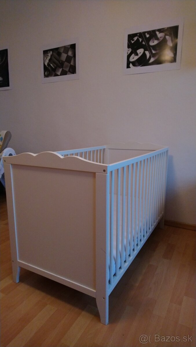 Biela postielka pre babatko ikea - 7