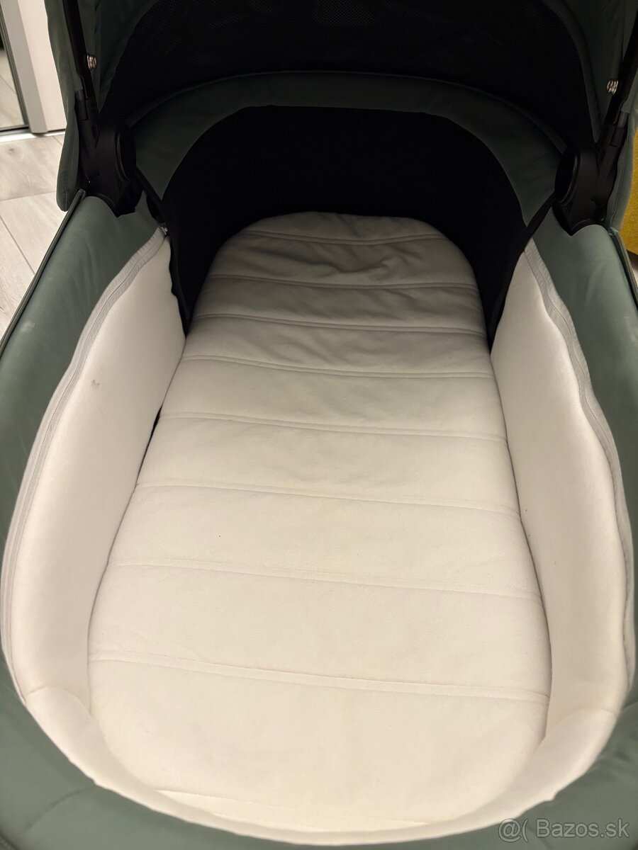 Cybex priam 4.0 lux carry cot vanička leaf green - 7