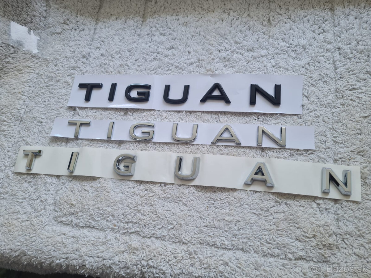 Chrómové a čierne nápisy na kufor VOLKSWAGEN - 7