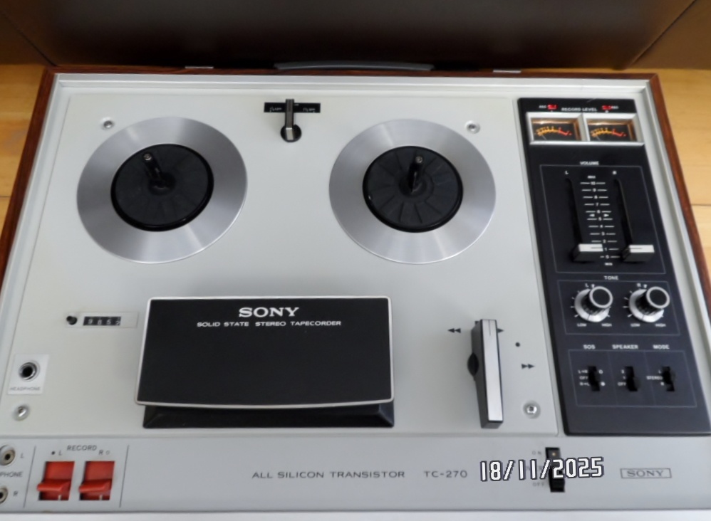 Kotučový magnetofon SONY TC-270 + repro SONY - 7