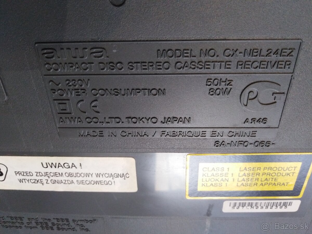 Aiwa NSX-BL24 CX-NBL24EZ - 7