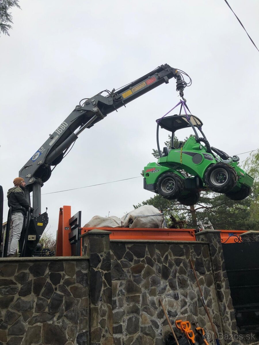 GINAF 8x4 hydraulicka ruka + rotator 2 kontajnery - 7