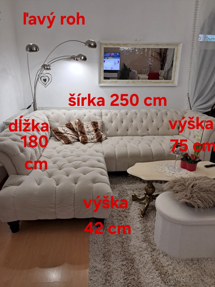 Chesterfield sedačka - 7