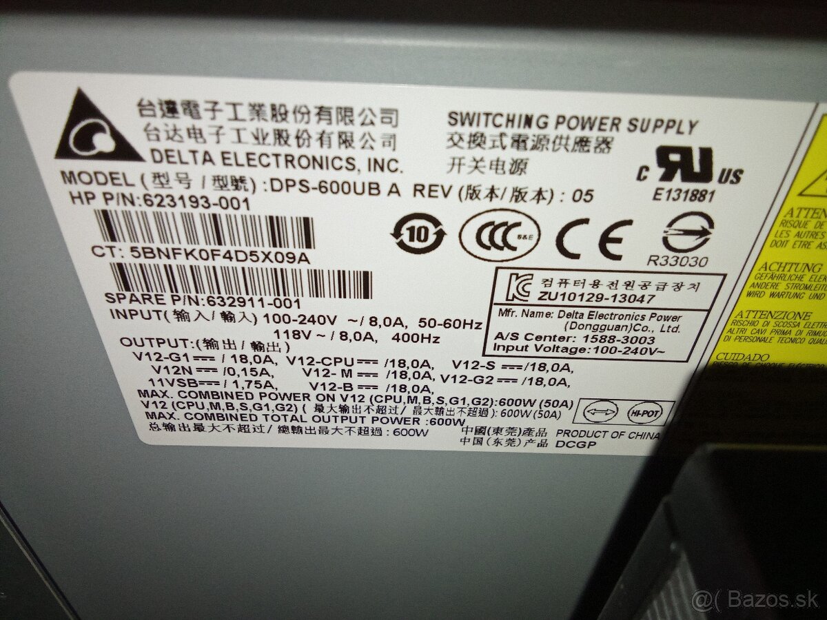 HP Z420, 20GB RAM, Nvidia GTX1060 6GB, SSD+1TB HDD - 7