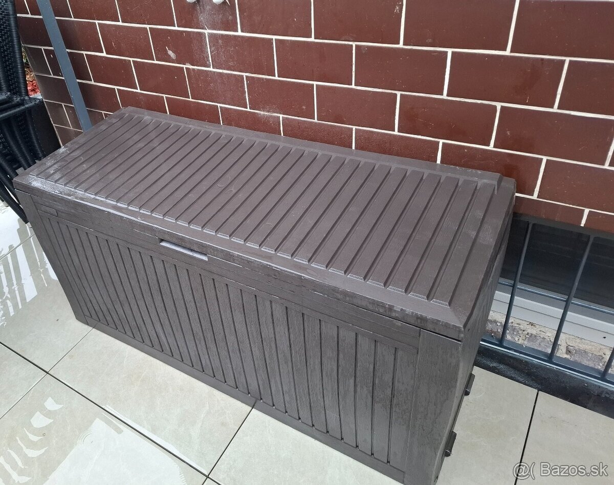 Záhradné sedenie - stôl, stoličky a záhradný box - 7