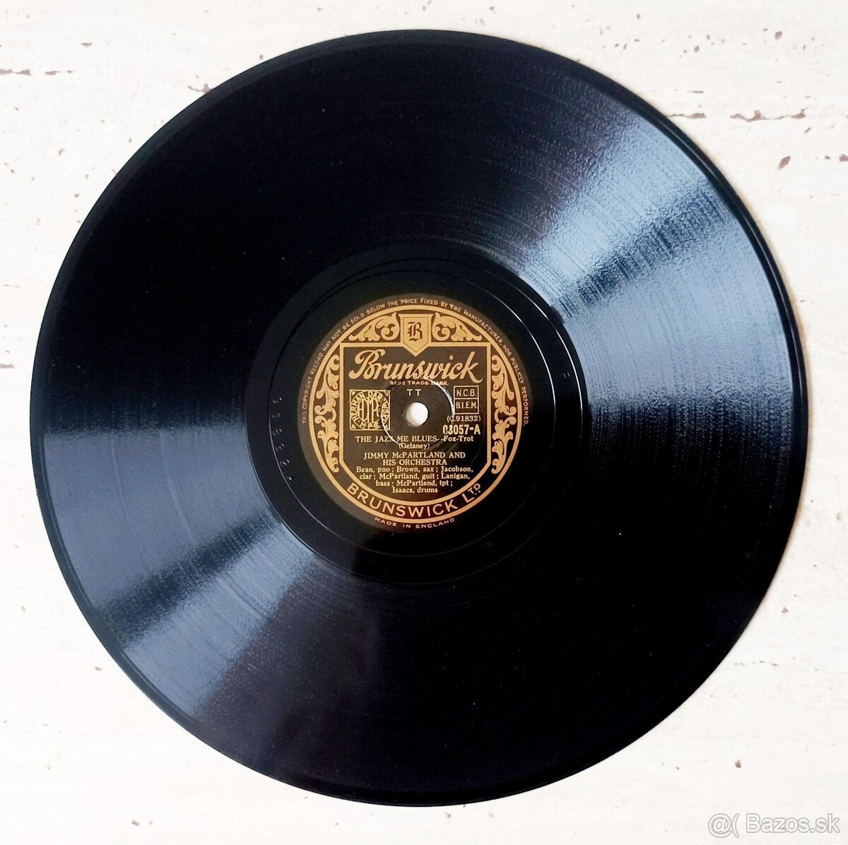 Starožitné šelakové gramodesky americký jazz, swing - 7