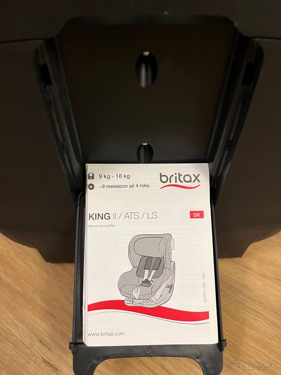 Autosedačka BRITAX RÖMER King II Black/FireRed - 7